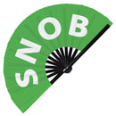 Snob Bamboo Hand Fan