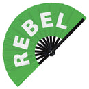 Rebel Bamboo Hand Fan