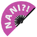 Nani?! Bamboo Hand Fan