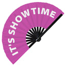 It's Showtime Bamboo Hand Fan
