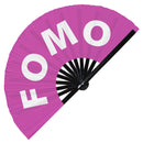 FOMO Bamboo Hand Fan
