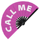 Call Me | Bamboo hand fan