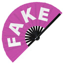 Fake Bamboo Hand Fan