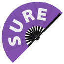 Sure Bamboo Hand Fan