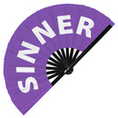 Sinner Bamboo Hand Fan