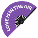 Love is in the Air Bamboo Hand Fan