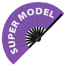 Super Model Bamboo Hand Fan