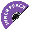 Inner Peace Bamboo Hand Fan