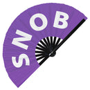 Snob Bamboo Hand Fan