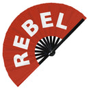 Rebel Bamboo Hand Fan