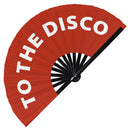 To The Disco Bamboo Hand Fan