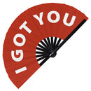 I Got You Bamboo Hand Fan