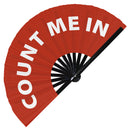 Count Me In Bamboo Hand Fan