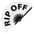 Rip Off Bamboo Hand Fan