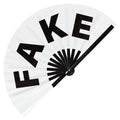 Fake hand fan foldable bamboo circuit rave hand fans Slang Words Fan outfit party gear gifts music festival rave accessories