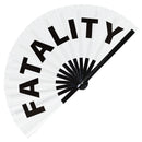 Fatality Bamboo Hand Fan