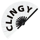 Clingy Bamboo Hand Fan
