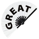 Great Bamboo Hand Fan