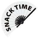 Snack Time Bamboo Hand Fan