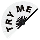 Try Me Bamboo Foldable Hand Fan