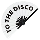 To The Disco Bamboo Hand Fan