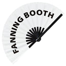 Fanning Booth Bamboo Hand Fan