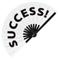 Success! hand fan foldable bamboo circuit rave hand fans Slang Words Fan outfit party gear gifts music festival rave accessories