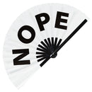 Nope That Bamboo Hand Fan