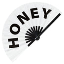 Honey Bamboo Hand Fan