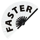 Faster Bamboo Hand Fan