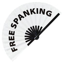 Free Spanking Bamboo Hand Fan