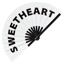 Sweetheart Bamboo Hand Fan