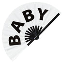 Baby Bamboo hand fan