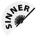 Sinner Bamboo Hand Fan