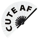 Cute AF Bamboo Hand Fan