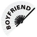 Boyfriend Bamboo hand fan