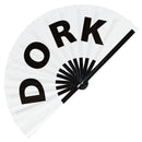 Dork Bamboo Hand Fan