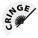 Cringe Bamboo Hand Fan
