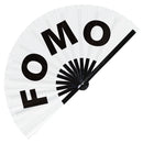 FOMO Bamboo Hand Fan