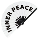 Inner Peace Bamboo Hand Fan
