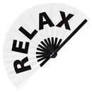 Relax Bamboo Hand Fan