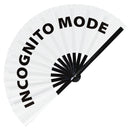 Incognito Mode Bamboo Hand Fan