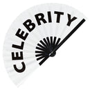 Celebrity Bamboo hand fan