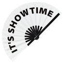 It's Showtime Bamboo Hand Fan