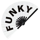 Funky Bamboo Hand Fan