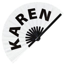 Karen Bamboo Hand Fan