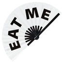 Eat Me Bamboo Hand Fan