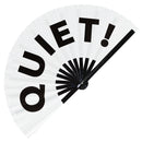 Quiet! Bamboo Hand Fan