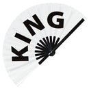 King Bamboo Hand Fan