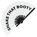 Shake that Booty Bamboo Hand Fan